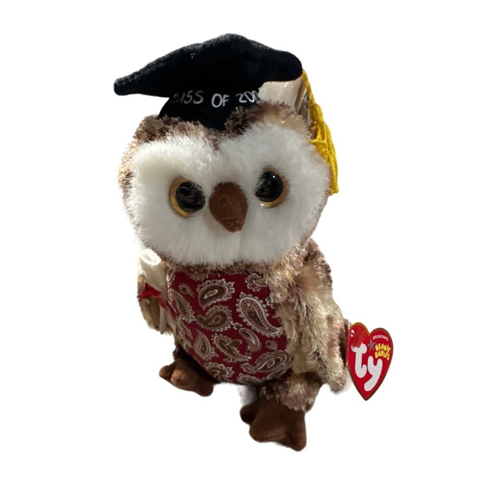 Vintage Smarty Original Ty Beanie Babies Owl